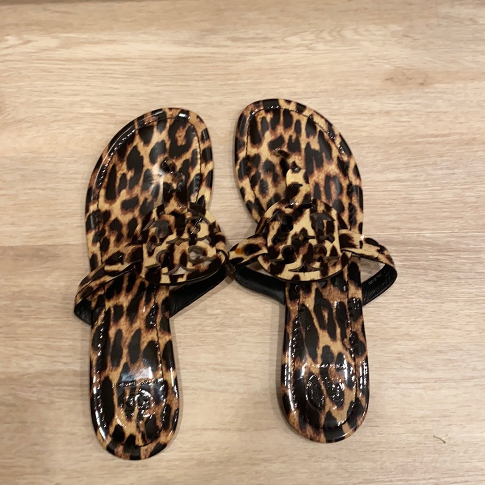 Tory Burch cheetah flats size 8.5